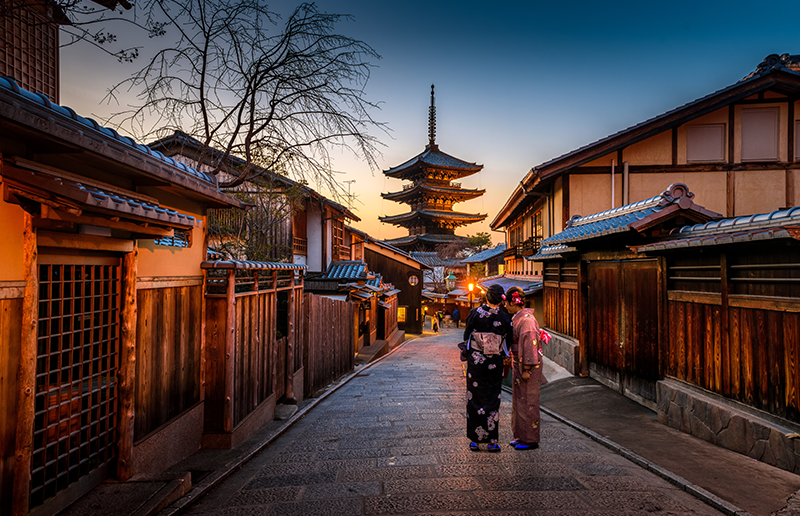 4th most popular destination for foreign visitors to Japan: Kyoto Prefecture