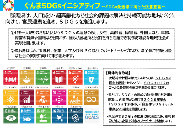 Gunma SDGs Initiative
