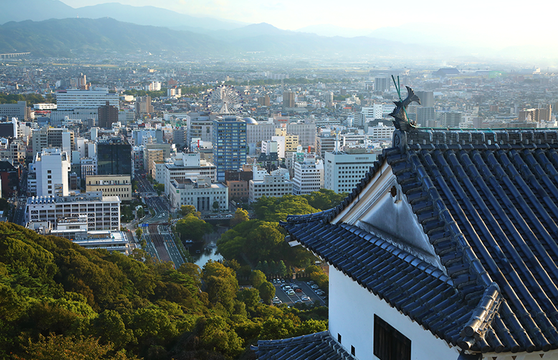 View from Matsuyama Castle